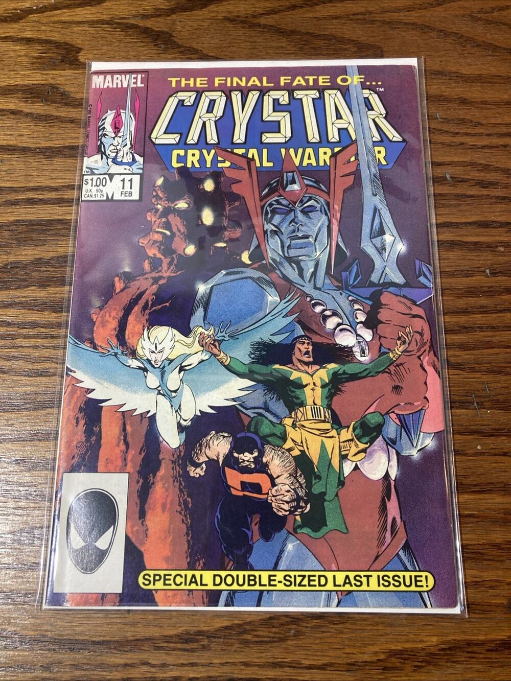 SAGA OF CRYSTAR CRYSTAL WARRIOR VOLUME 1 Issue#11 MARVEL COMICS 1985